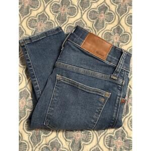 Madewell 9” Mid-Rise Skinny Jeans Women’s 24P Petite Blue Denim